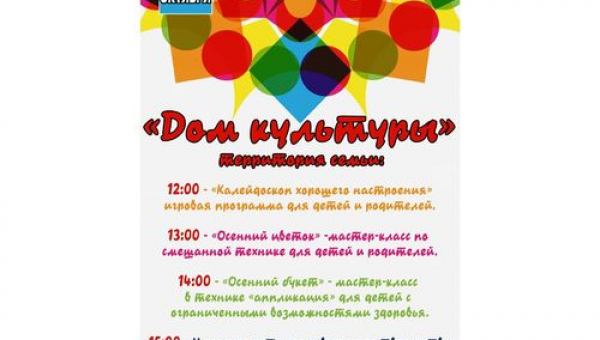 Программа "Дом культуры - территория семьи"