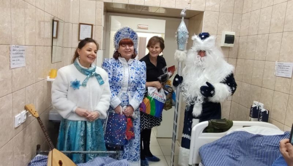 Тепло и забота раненым бойцам