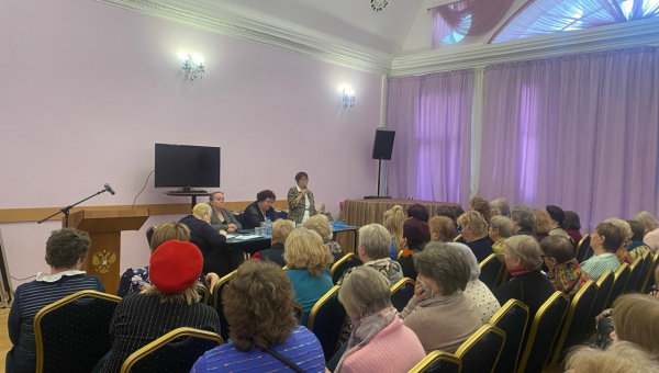 Отчетно-перевыборное собрание Общественной организации ветеранов войны и труда пос. Металлострой.